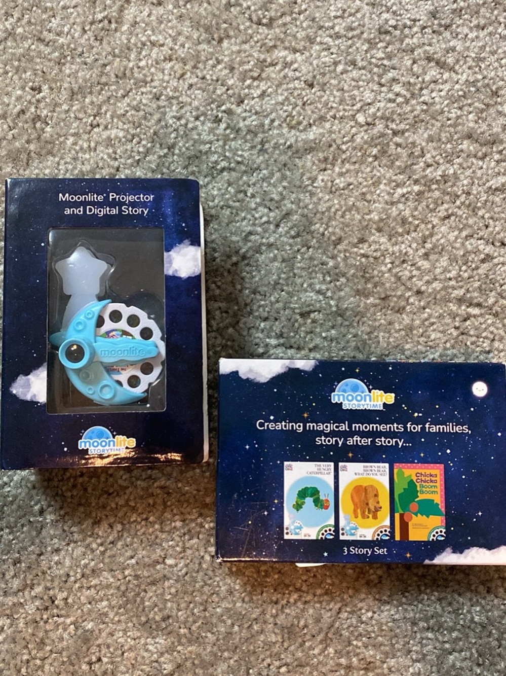 Blue Star Projector and Story Reel Set
